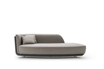 SOLOMON PM4061 - Leather day bed by OAK - view 2