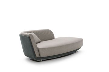 SOLOMON PM4061 - Leather day bed by OAK - view 3