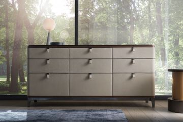 SAINT PAUL PM4093 - Walnut chest of drawers by OAK - view 4