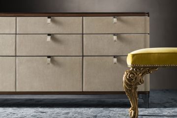 SAINT PAUL PM4093 - Walnut chest of drawers by OAK - view 2