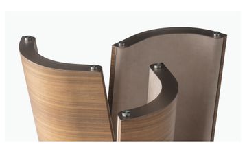 MADISON PM4010 - Round wood and glass table by OAK - view 3