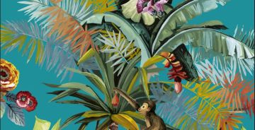 Exotic Jungle Turquoise by Officinarkitettura® - view 2