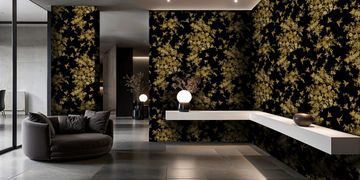 Oriental Express Tree of Life Black and Gold by Officinarkitettura® - view 2