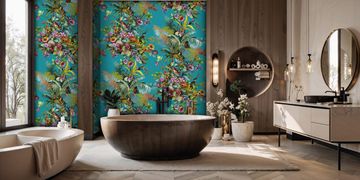 Les Jardins Imaginaires Exotic Jungle Turquise by Officinarkitettura® - view 2
