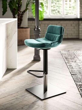 Adjustable Barstool Morris by Ozzio Italia - view 4