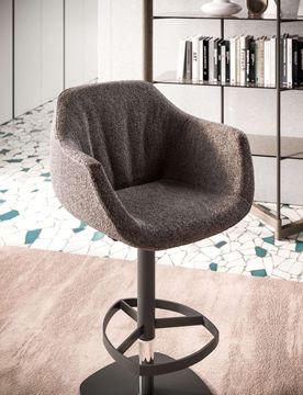 Adjustable Barstool Piquet by Ozzio Italia - view 4