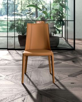 Hard Leather Chair Loren by Ozzio Italia - view 5