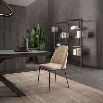 Upholstered Chair Juliette by Ozzio Italia - view 7