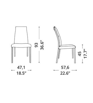Upholstered Chair Megan by Ozzio Italia - view 8