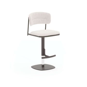 Adjustable Barstool Adam by Ozzio Italia - view 2