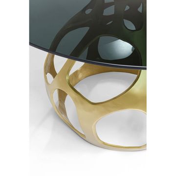 Table Volcano Gold Ø120cm by KARE Design - view 4