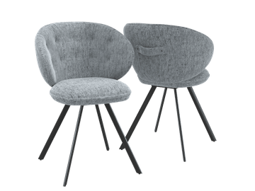 CHAIR NOTTINGHAM PLUSH by Akante - view 5