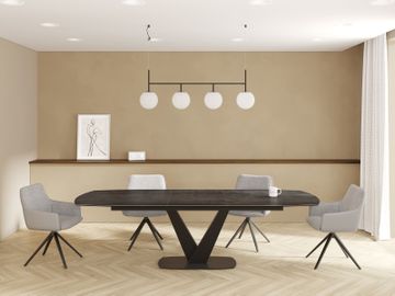 CHAIR AMSTERDAM BI-MATIERE by Akante - view 3
