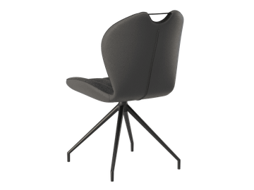 CHAIR NEW YORK BI-MATIERE Rotating seat by Akante - view 7