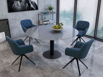CHAIR CHARLESTON Rotating seat by Akante - view 3