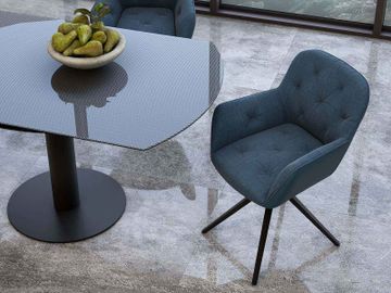 CHAIR CHARLESTON Rotating seat by Akante - view 4