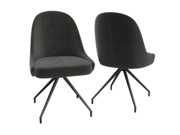 CHAIR MIAMI TWILL Rotating seat by Akante - view 5