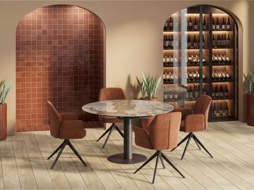 CHAIR VIENNA TWILL Armrests by Akante - view 3