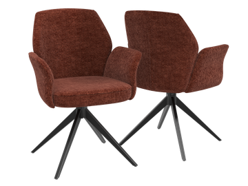 CHAIR VIENNA PLUSH Armrests by Akante - view 6