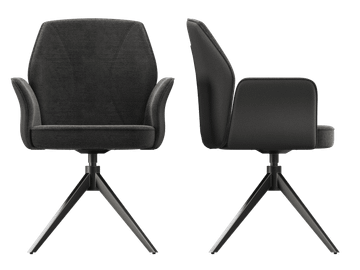 CHAIR VIENNA BI-MATIERE Armrests by Akante - view 6