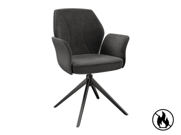 CHAIR VIENNA BI-MATIERE Armrests by Akante - view 3