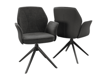 CHAIR VIENNA BI-MATIERE Armrests by Akante - view 5