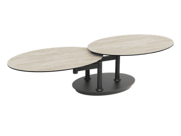 COFFEE TABLE ALBA With wheels by Akante - view 6