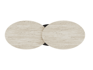 COFFEE TABLE ALBA With wheels by Akante - view 8