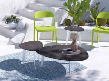 OUTDOOR COFFEE TABLE GALET Outdoor by Akante - view 3