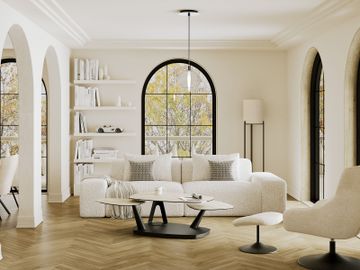 COFFEE TABLE OPUS With wheels by Akante - view 3