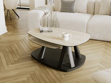 COFFEE TABLE OPUS With wheels by Akante - view 4