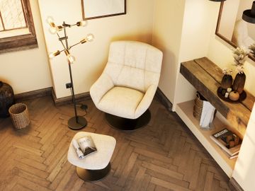 ARMCHAIR BILBAO Rotating seat by Akante - view 4