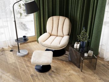 ARMCHAIR LISBOA Rotating seat by Akante - view 3