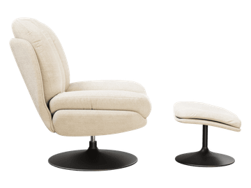 ARMCHAIR LISBOA Rotating seat by Akante - view 5