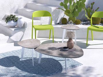 OUTDOOR SIDE TABLE GALET Outdoor by Akante - view 3