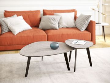 SIDE TABLE GALET by Akante - view 3