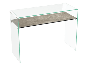 CONSOLE TABLE AURORA AVEC TABLETTE by Akante - view 3