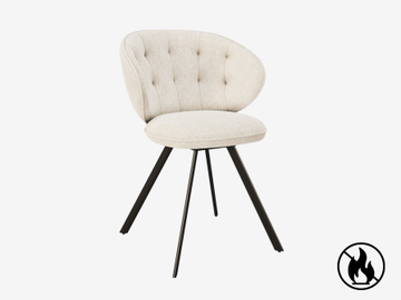 CHAIR NOTTINGHAM TWILL by Akante - view 2