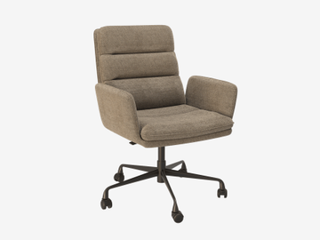 CHAIR HELSINKI TWILL With wheels by Akante - view 2