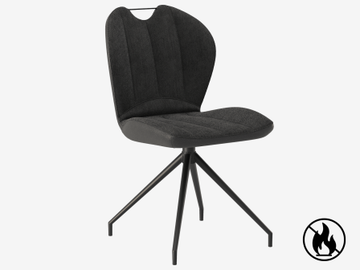 CHAIR NEW YORK BI-MATIERE Rotating seat by Akante - view 2