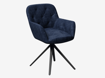 CHAIR CHARLESTON TWILL Rotating seat by Akante - view 2