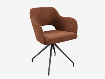 CHAIR CHICAGO TWILL Rotating seat by Akante - view 7