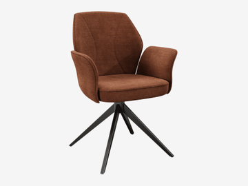 CHAIR VIENNA TWILL Armrests by Akante - view 2