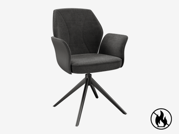 CHAIR VIENNA BI-MATIERE Armrests by Akante - view 2