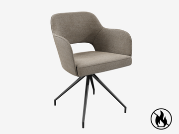 CHAIR CHICAGO TWILL by Akante - view 7