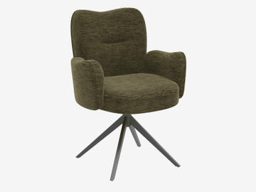 CHAIR MUNICH PLUSH AVEC ACCOUDOIRS by Akante - view 2