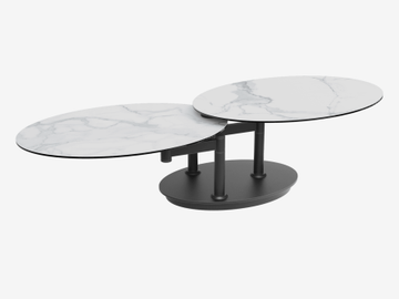 COFFEE TABLE ALBA With wheels by Akante - view 9