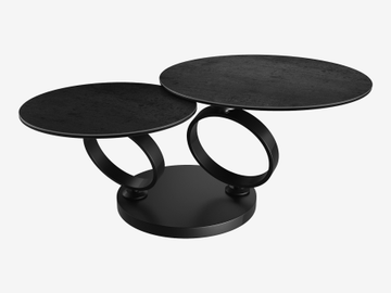 COFFEE TABLE EOLIA BLACK by Akante - view 2