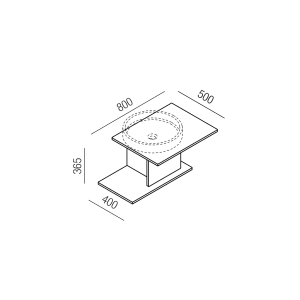Bloque - ABLQP80_+AKITFBLQ80100_ by Agape - view 4