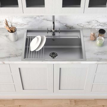 Top-mounted rectangular sink with step by Officine Gullo srl - view 2
